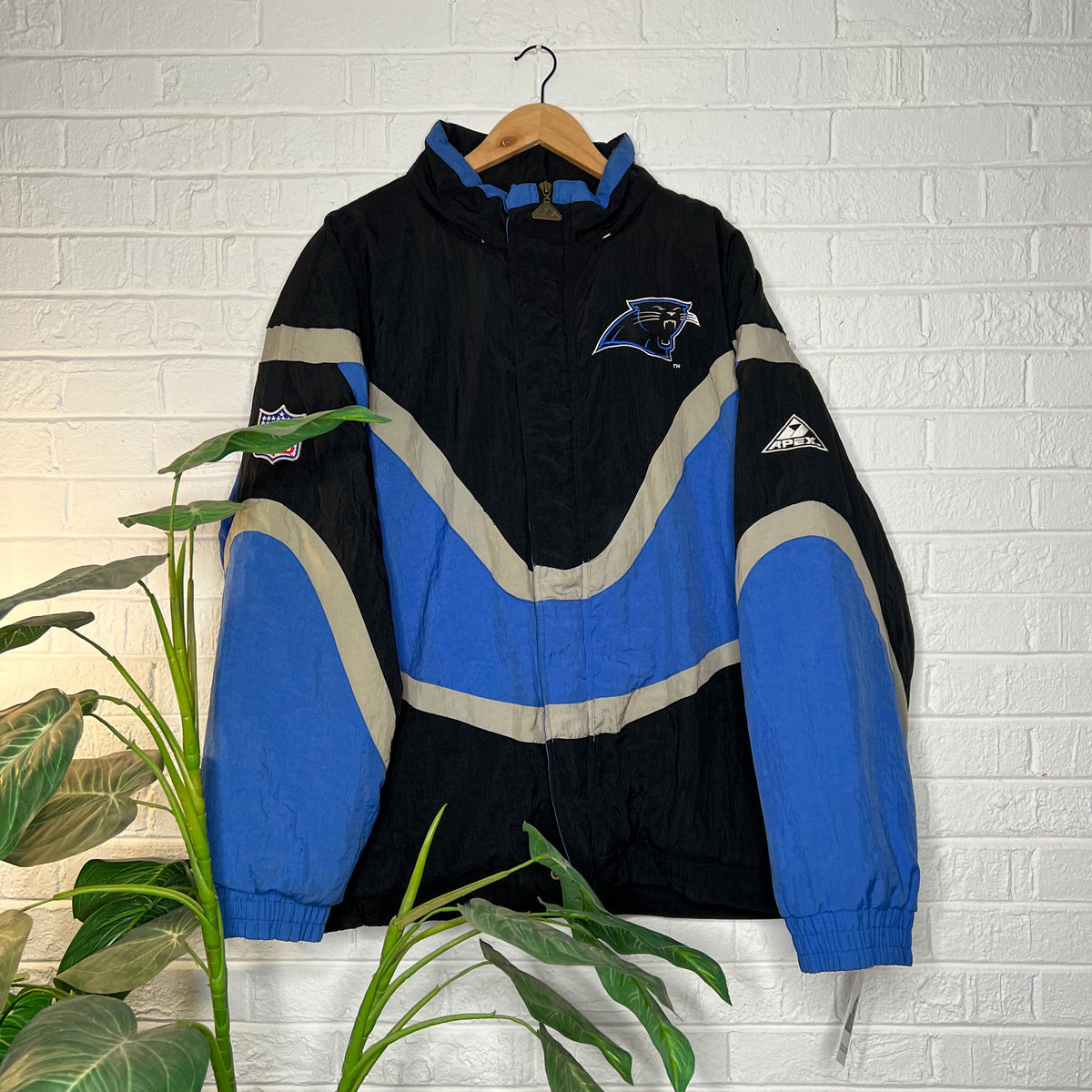 Leather Carolina Panthers Jacket – Urban Vintage